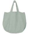 SP122 Spasso Linen Shopping Bag jade green colour image